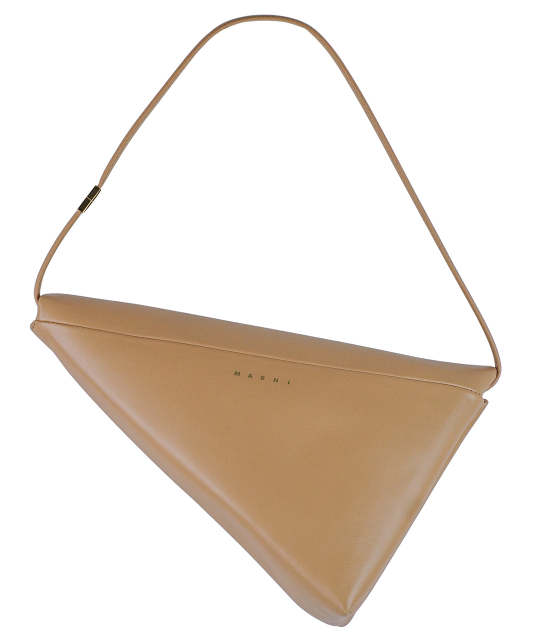Marni Prisma Triangle Bag in Light Brown - Discounts on Marni at UAL