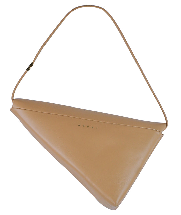 Marni Prisma Triangle Bag in Light Brown - Discounts on Marni at UAL