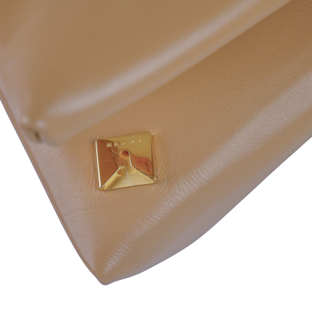 Marni Prisma Triangle Bag in Light Brown - Discounts on Marni at UAL