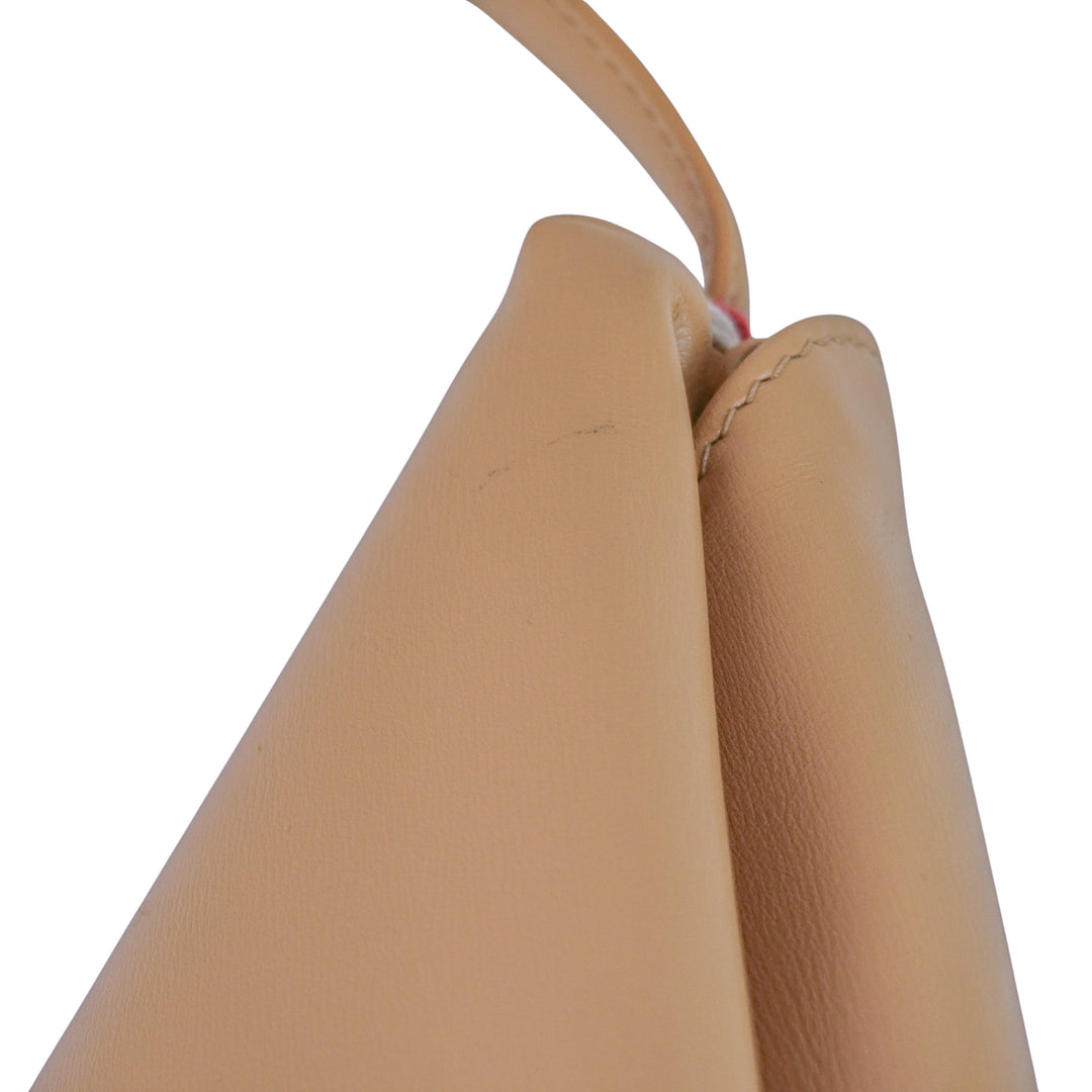 Marni Prisma Triangle Bag in Light Brown - Discounts on Marni at UAL