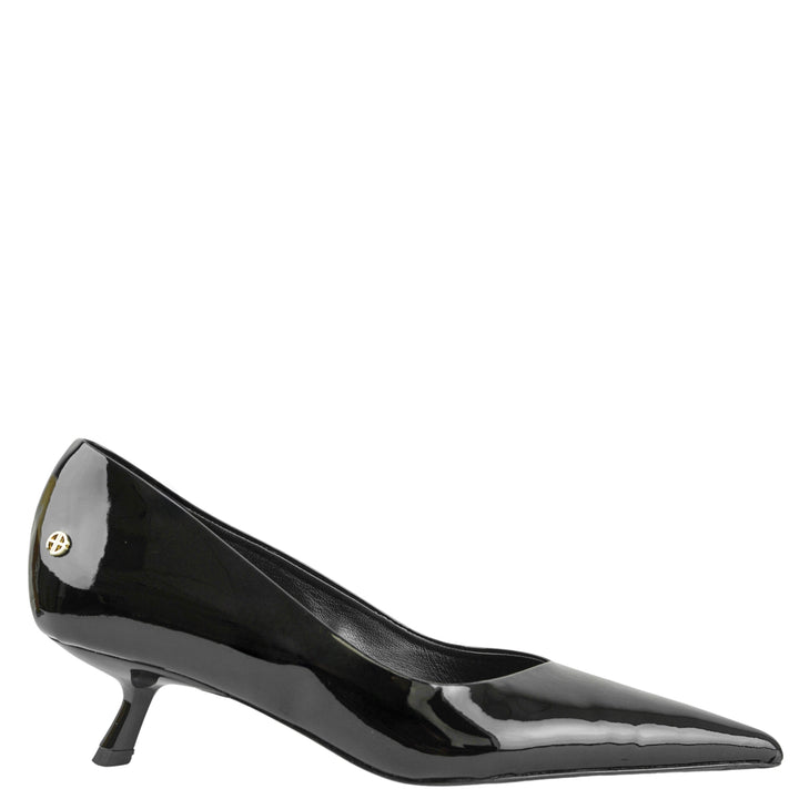 Anine Bing Hilda Patent Leather Pumps in Black