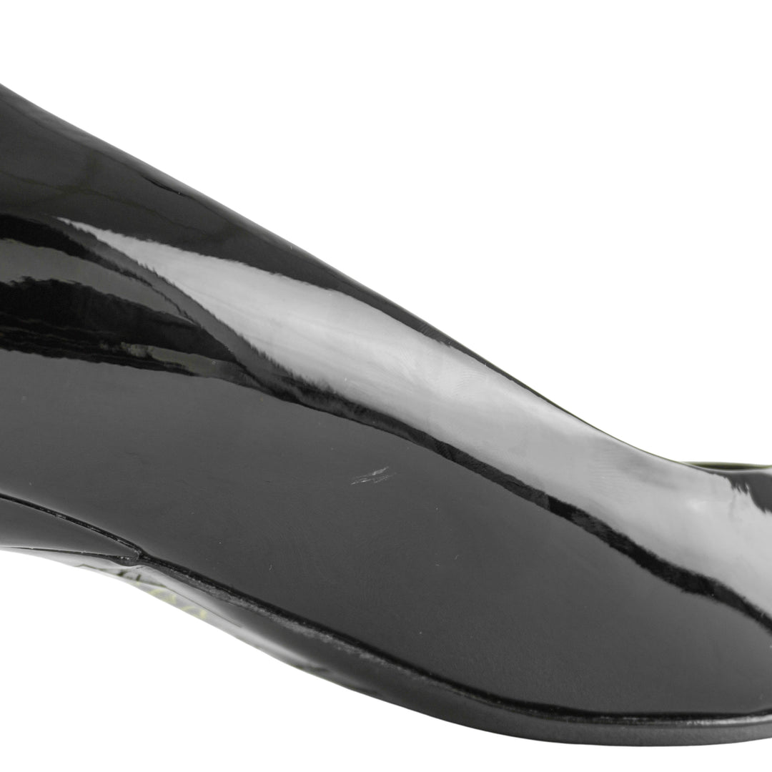 Anine Bing Hilda Patent Leather Pumps in Black
