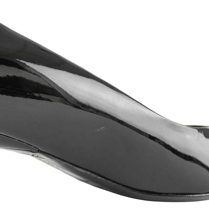 Anine Bing Hilda Patent Leather Pumps in Black