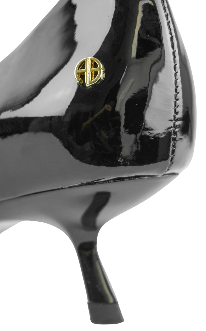 Anine Bing Hilda Patent Leather Pumps in Black