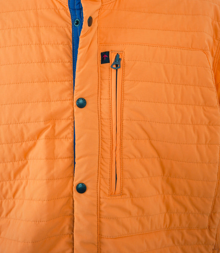 Relwin Wind Zip Jacket in Orange - Discounts on Relwin at UAL