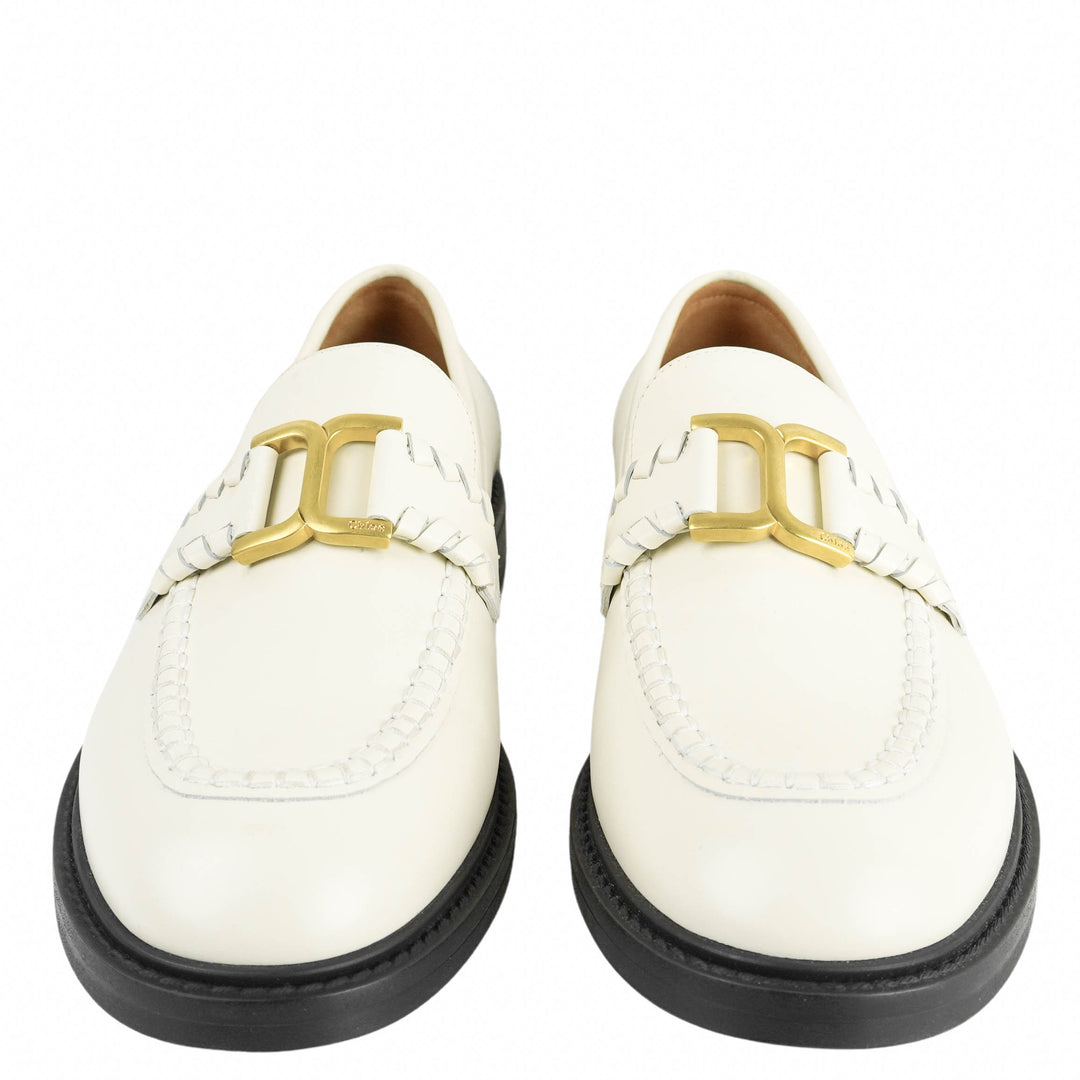 Chloé Loafers in Eggshell - Discounts on Chloé at UAL