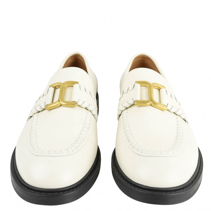 Chloé Loafers in Eggshell - Discounts on Chloé at UAL