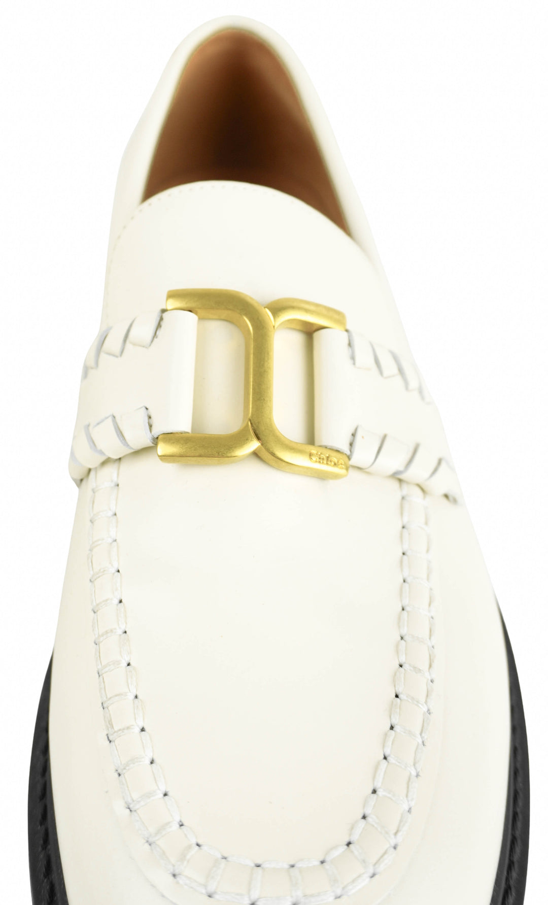 Chloé Loafers in Eggshell - Discounts on Chloé at UAL