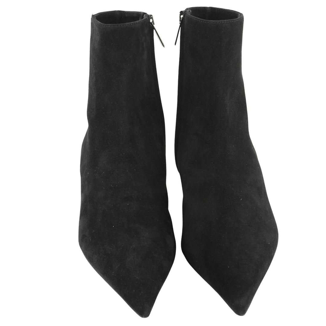 Toteme Sharp Suede Ankle Boots in Black - Discounts on Toteme at UAL