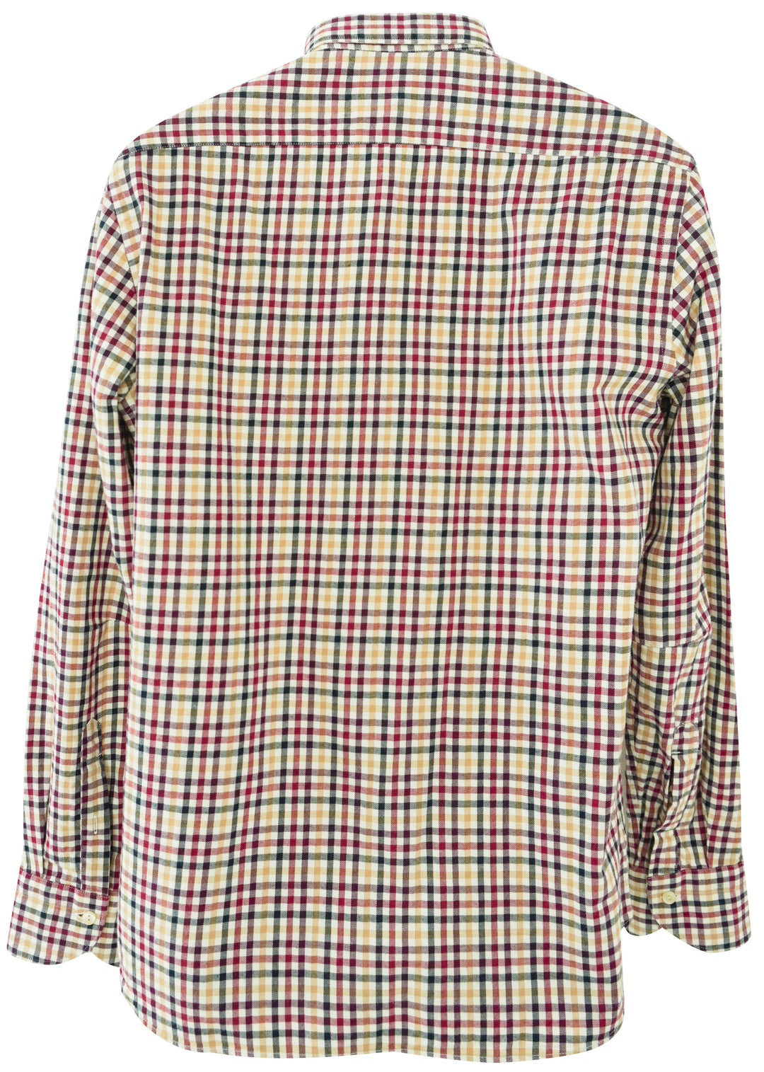 Tintoria Mattei Dress Shirt in Black/Red Plaid - Discounts on Tintoria Mattei at UAL