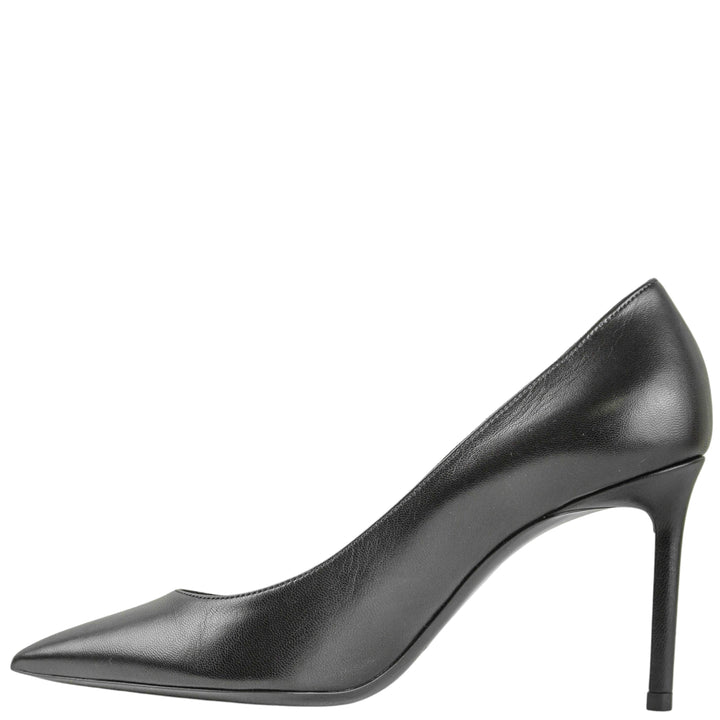 Saint Laurent Leather Pumps in Black - Discounts on Saint Laurent at UAL