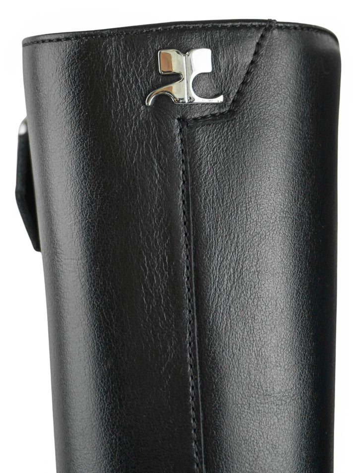 Courrèges Astro Wedge Boots in Black