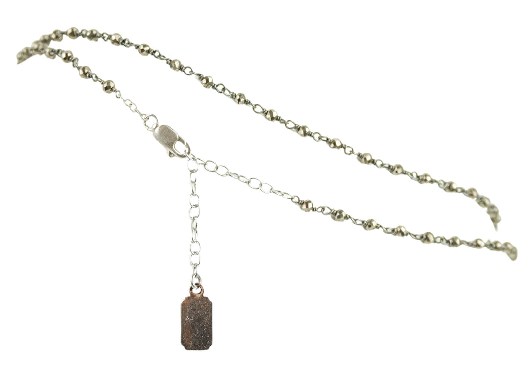 Ela Rae Diana Necklace in Pyrite and Black Rhodium - Discounts on Ela Rae at UAL