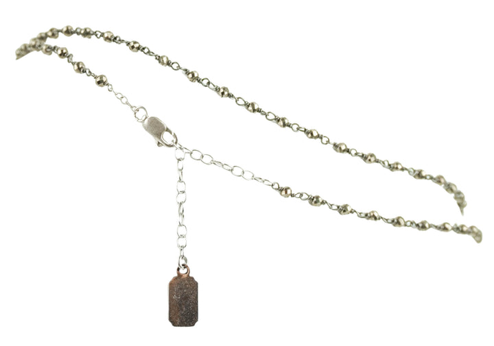 Ela Rae Diana Necklace in Pyrite and Black Rhodium - Discounts on Ela Rae at UAL