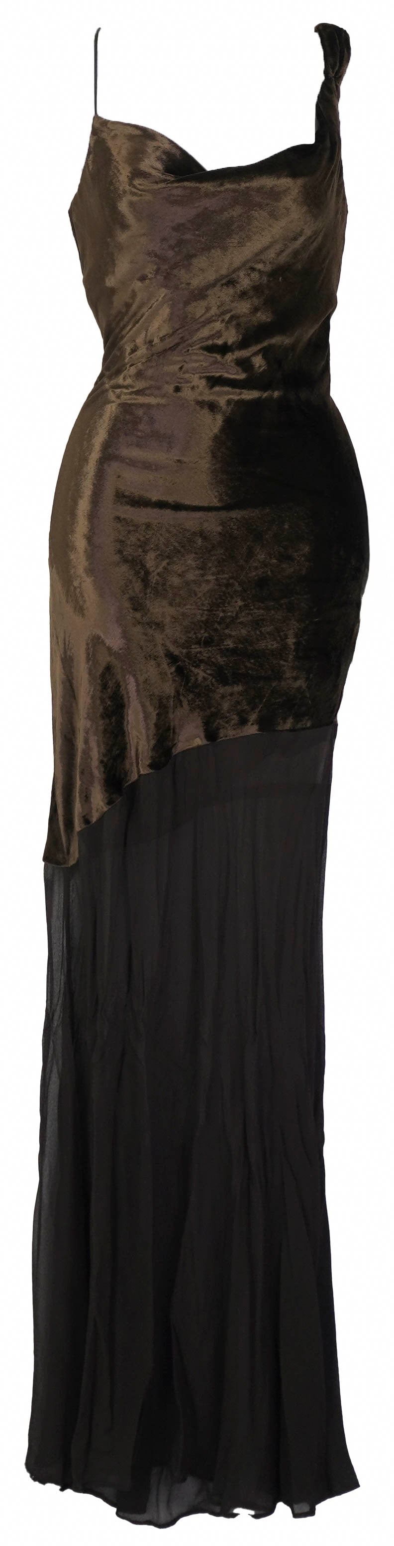 Staud Beaton Dress in Dark Chocolate - Discounts on Staud at UAL