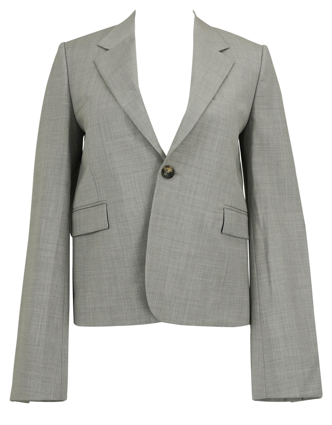 Loewe Wool Blazer in Light Grey - Discounts on Loewe at UAL