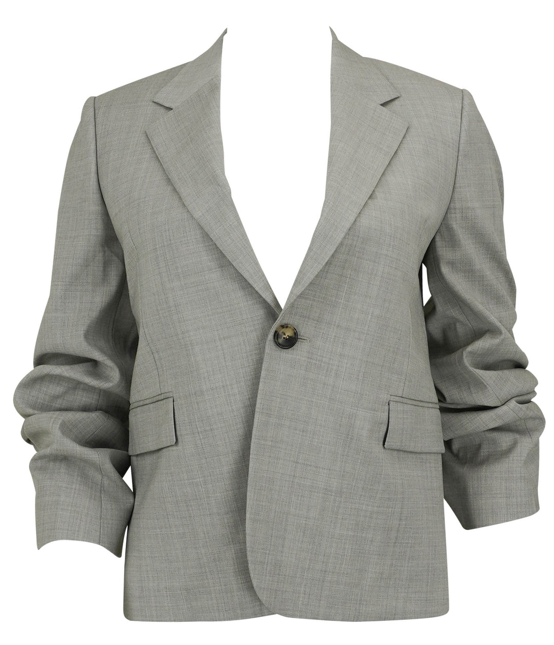 Loewe Wool Blazer in Light Grey - Discounts on Loewe at UAL