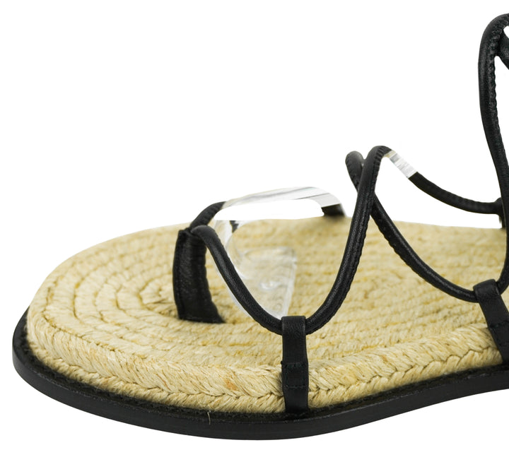 Paul Andrew Wrap It Up Sandals in Black - Discounts on Paul Andrew at UAL