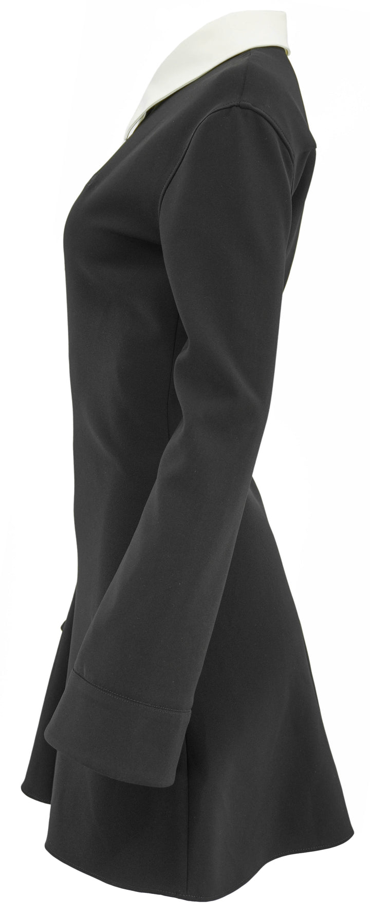 Courrèges Polo Dress in Black and Cream