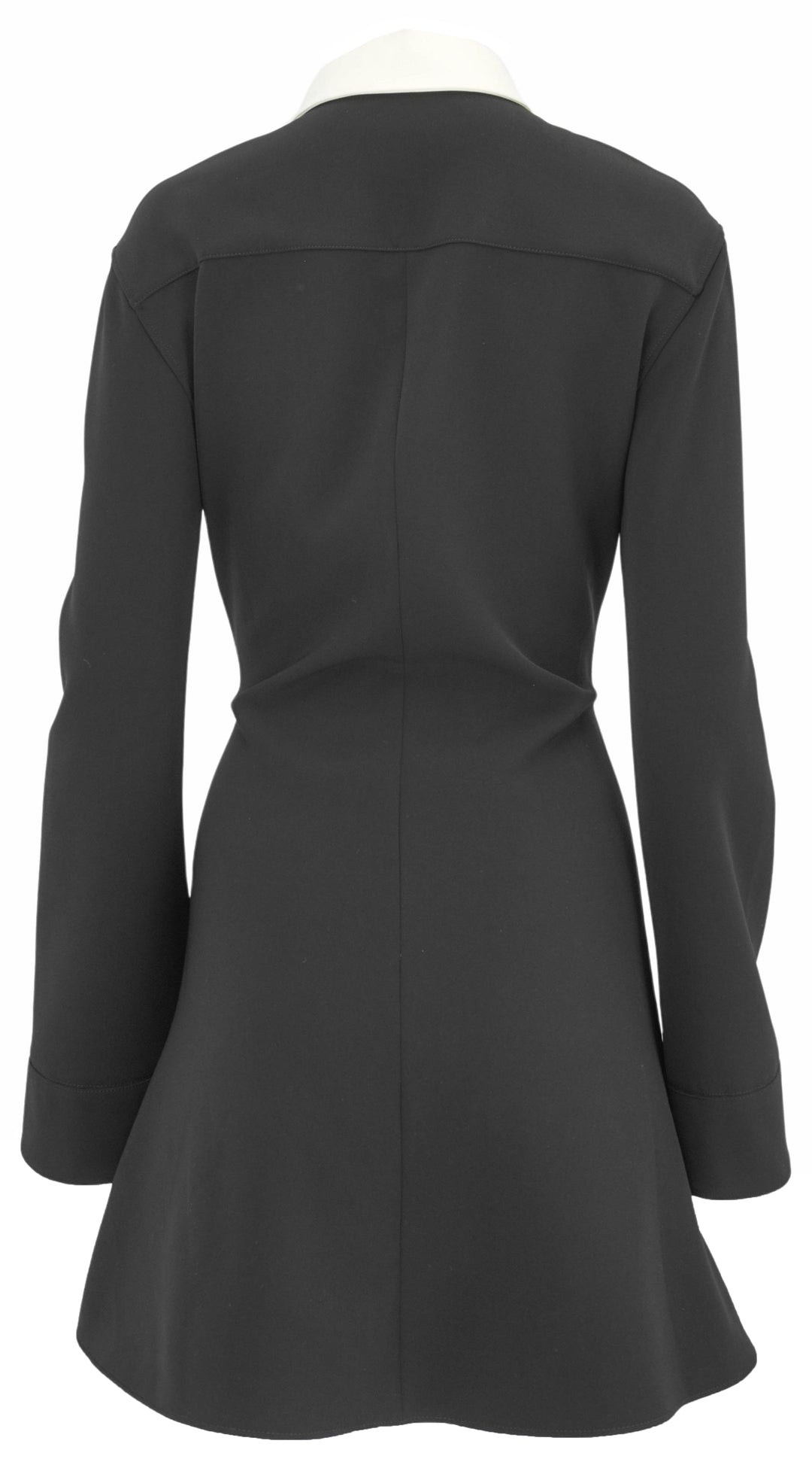 Courrèges Polo Dress in Black and Cream