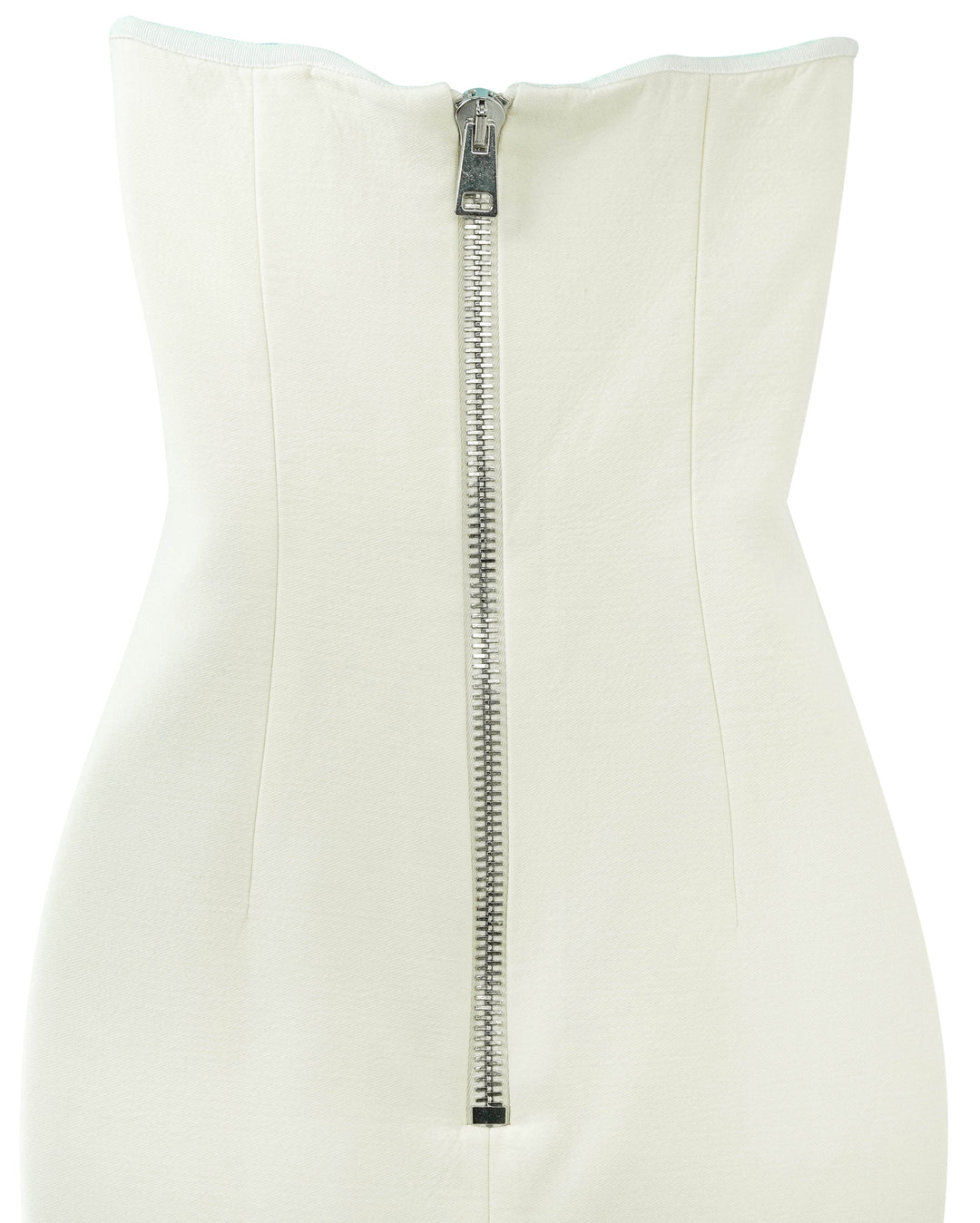 Brandon Maxwell Kady Dress in Cream