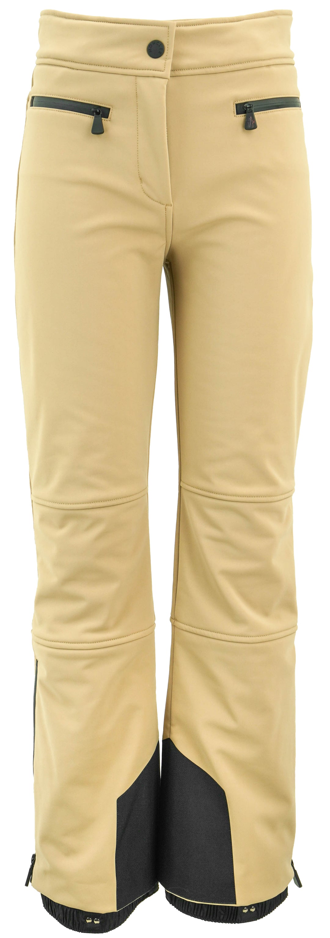 Moncler Grenoble Straight Leg Ski Pants in Beige - Discounts on Moncler at UAL