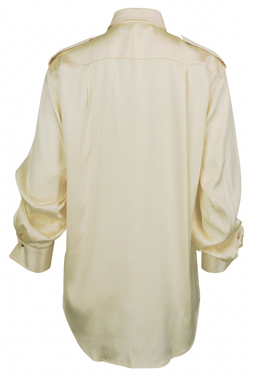 Phoebe Philo Liquid Utility Shirt in Champagne - Discounts on Phoebe Philo at UAL