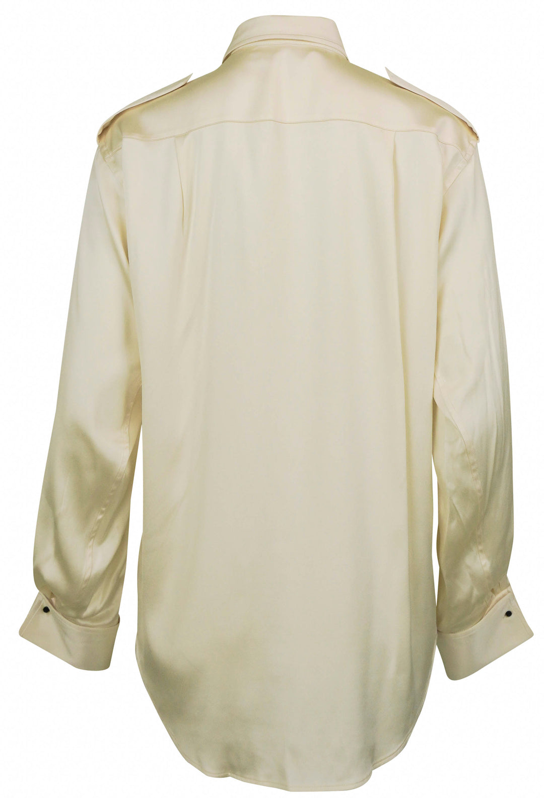 Phoebe Philo Liquid Utility Shirt in Champagne - Discounts on Phoebe Philo at UAL