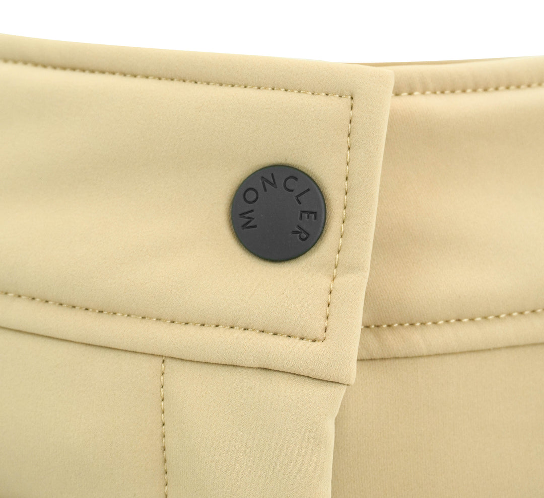 Moncler Grenoble Straight Leg Ski Pants in Beige - Discounts on Moncler at UAL