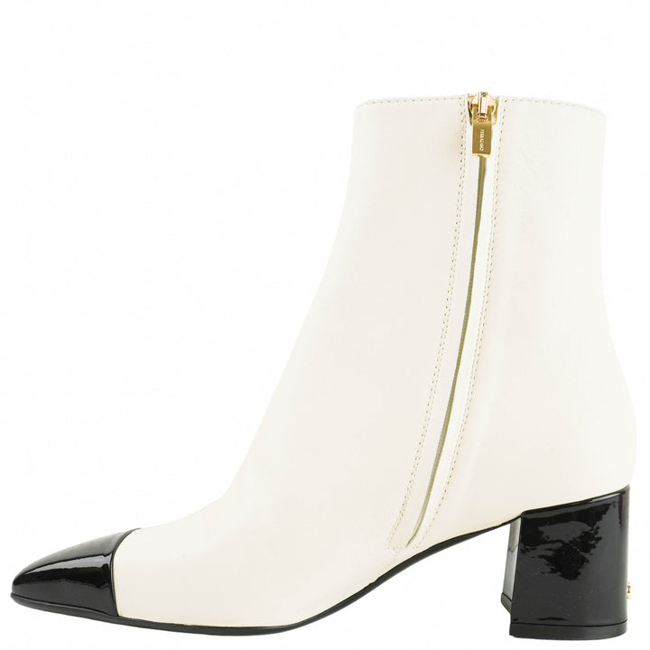 Ferragamo Sambi 60 Ankle Boots in Marscapone - Discounts on Salvatore Ferragamo at UAL