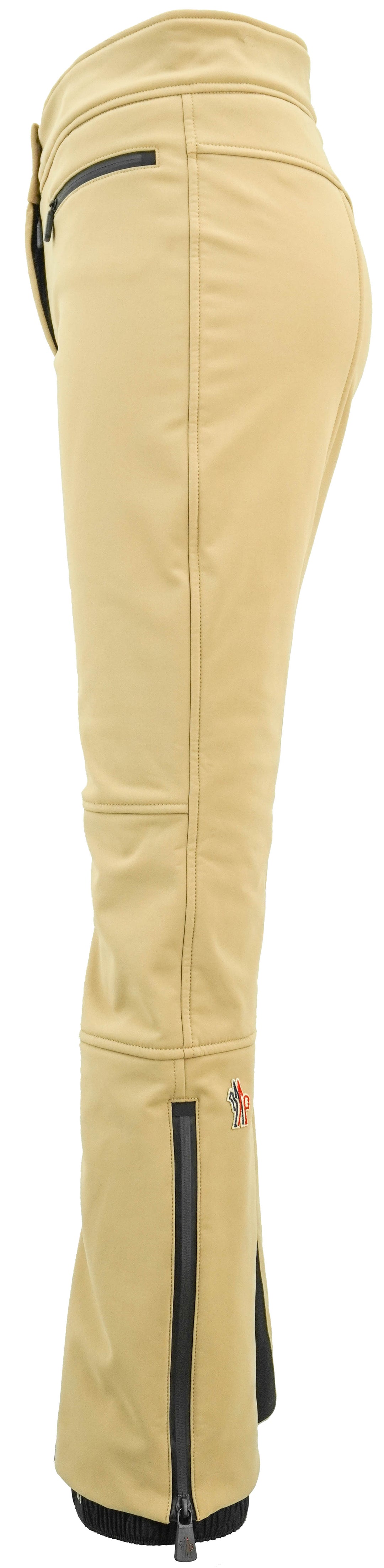 Moncler Grenoble Straight Leg Ski Pants in Beige - Discounts on Moncler at UAL