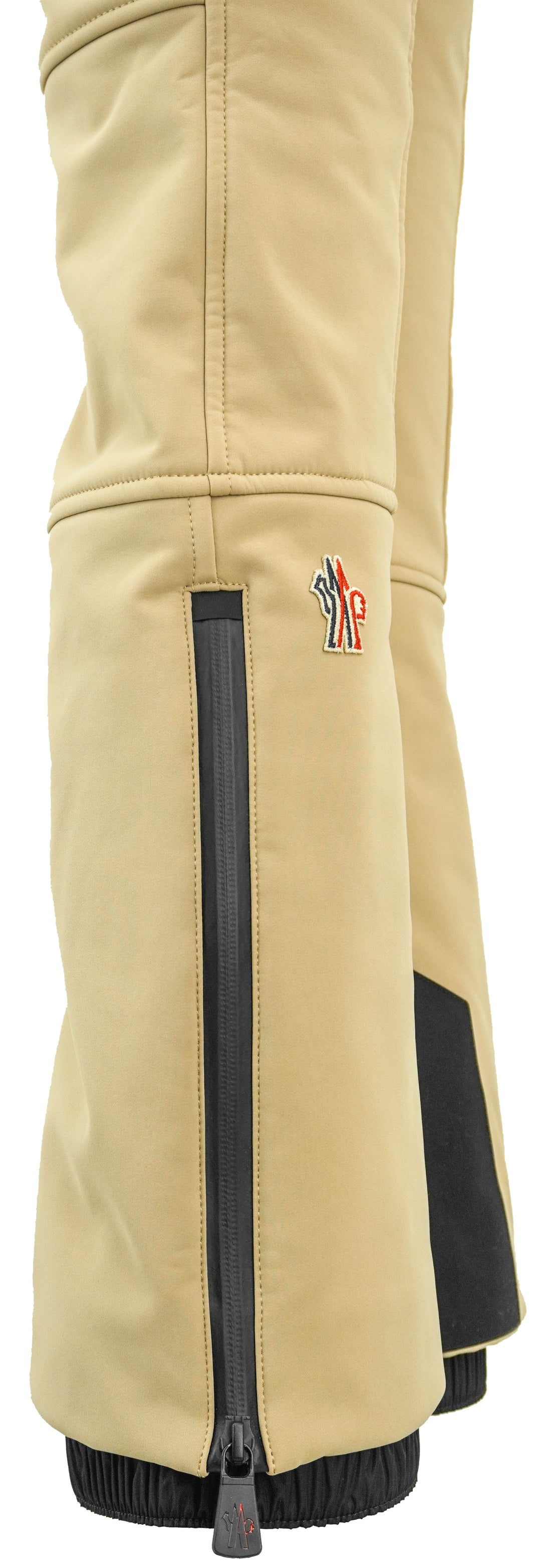 Moncler Grenoble Straight Leg Ski Pants in Beige - Discounts on Moncler at UAL