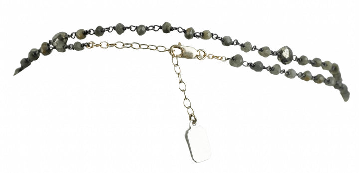 Ela Rae Diana Long Necklace in Catseye - Discounts on Ela Rae at UAL