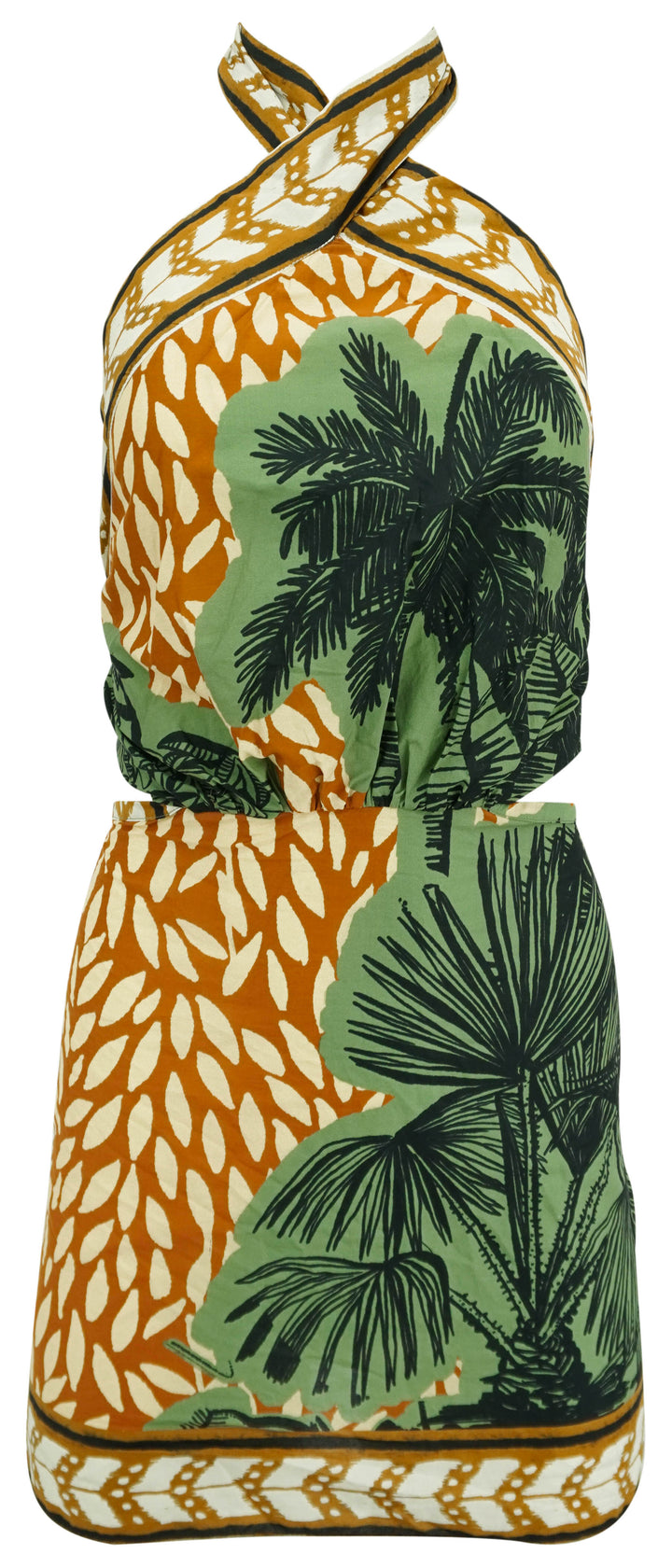 Johanna Ortiz Reminders of Paradise Mini Dress in Multi - Discounts on Johanna Ortiz at UAL