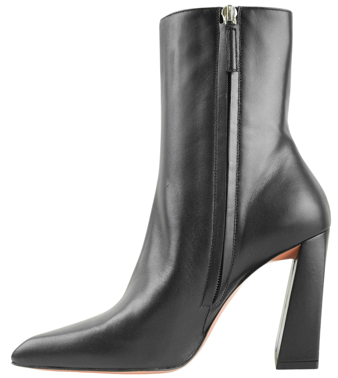 Amina Muaddi Marine Boots in Black - Discounts on Amina Muaddi at UAL