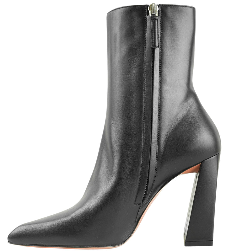Amina Muaddi Marine Boots in Black - Discounts on Amina Muaddi at UAL