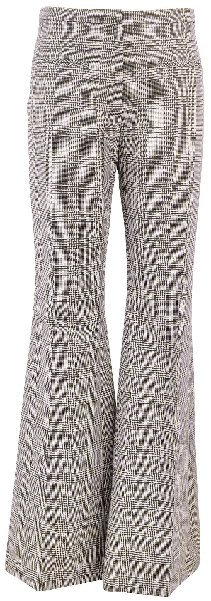 Courrèges Heritage Prince of Wales Pants in Brown Plaid - Discounts on Courrèges at UAL