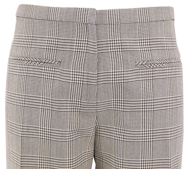 Courrèges Heritage Prince of Wales Pants in Brown Plaid - Discounts on Courrèges at UAL