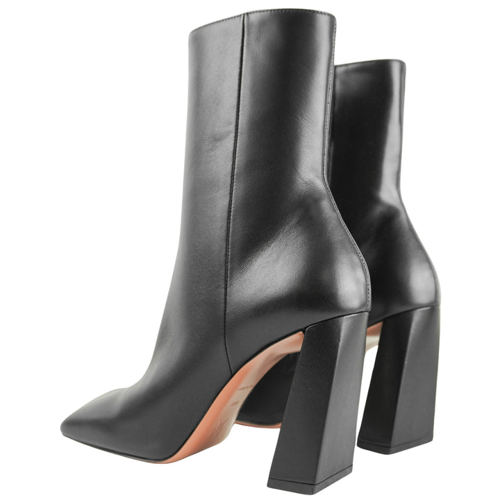 Amina Muaddi Marine Boots in Black - Discounts on Amina Muaddi at UAL