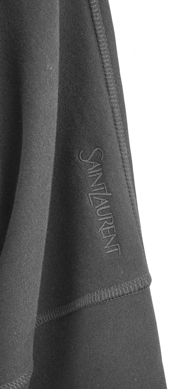 Saint Laurent Cropped Sweatshirt in Black