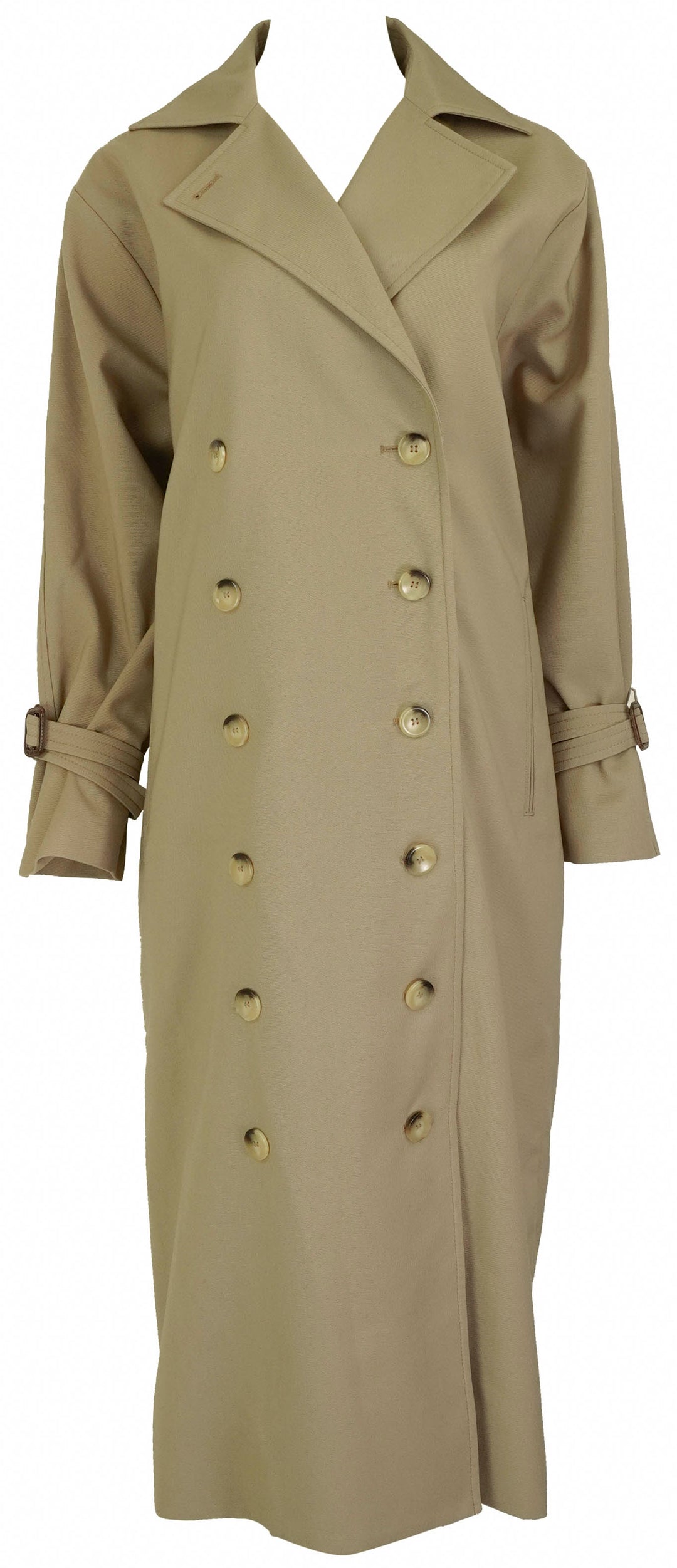Toteme Signature Trench Coat in Khaki - Discounts on Toteme at UAL