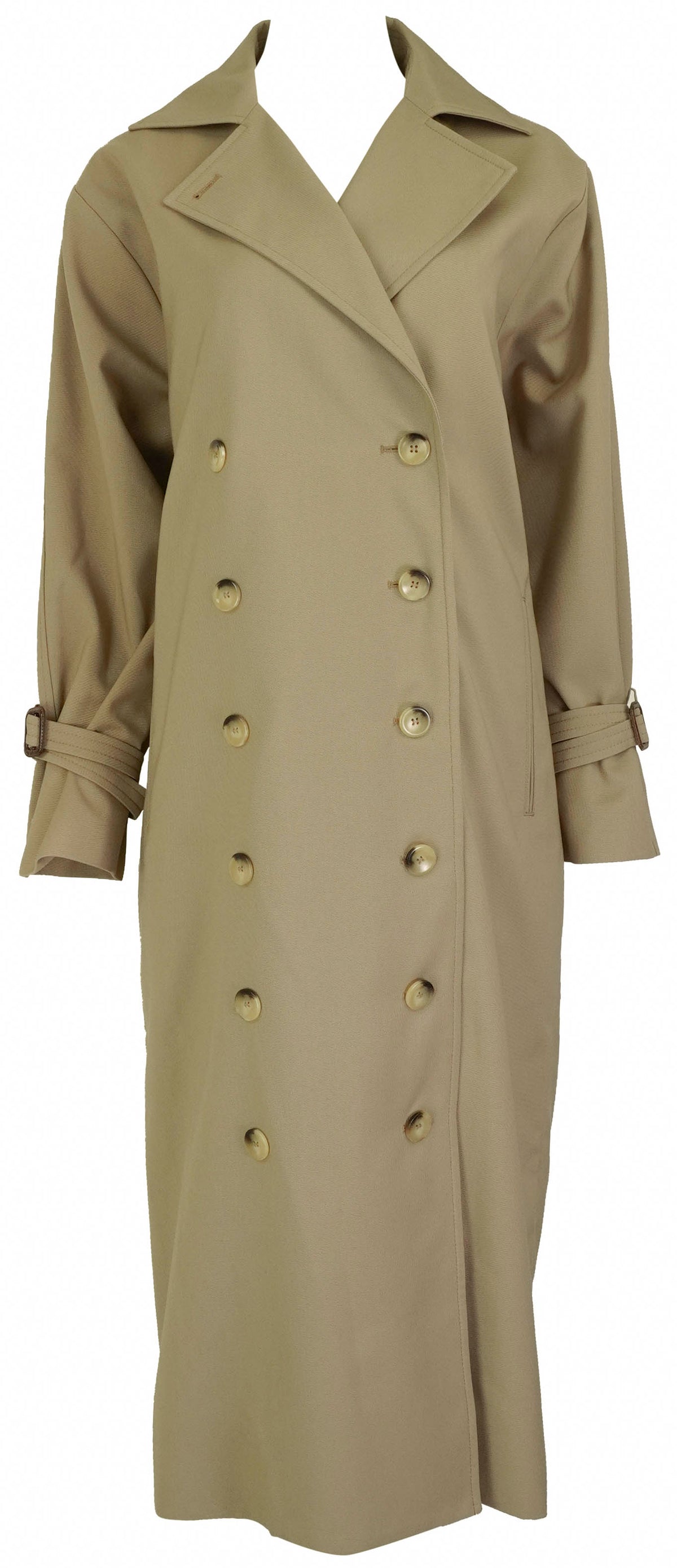 Toteme Signature Trench Coat in Khaki - Discounts on Toteme at UAL