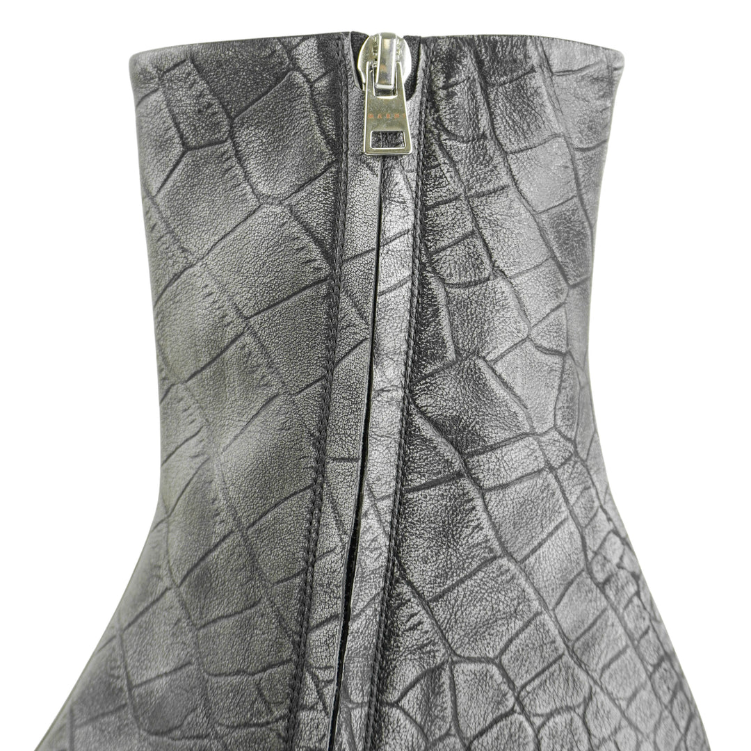 Marni Spiked Ankle Boots in Grey - Discounts on Marni at UAL