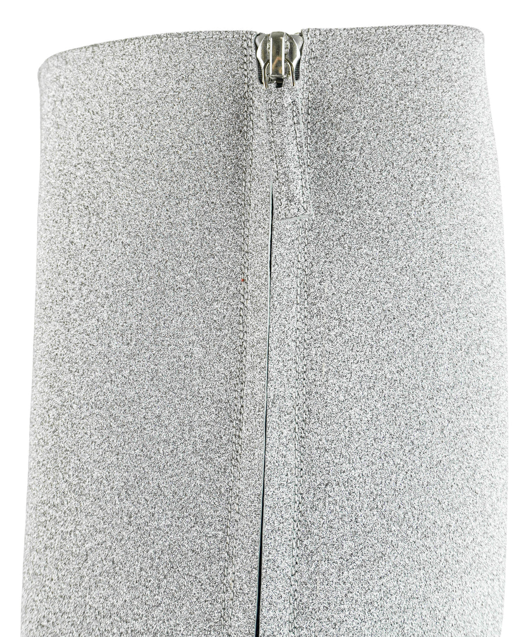 Amina Muaddi Marine Knee High Boots in Silver Glitter - Discounts on Amina Muaddi at UAL