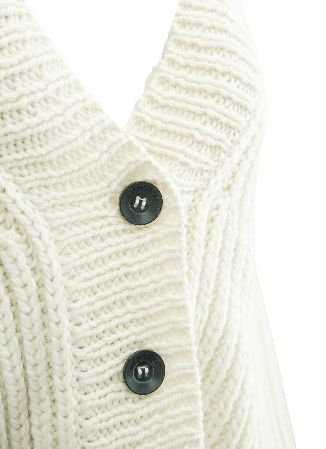 Mr Mittens Oversized Cardigan in Cream