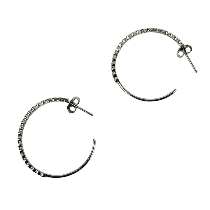 Ela Rae Small Bezel Hoop Earrings - Discounts on Ela Rae at UAL