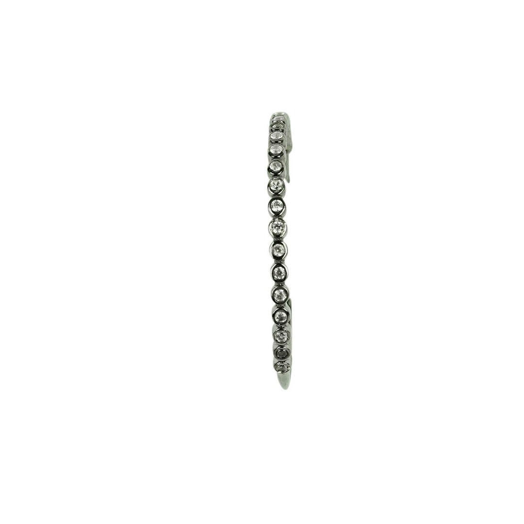 Ela Rae Small Bezel Hoop Earrings - Discounts on Ela Rae at UAL