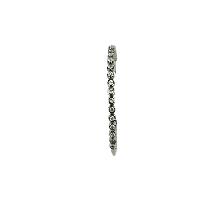Ela Rae Small Bezel Hoop Earrings - Discounts on Ela Rae at UAL