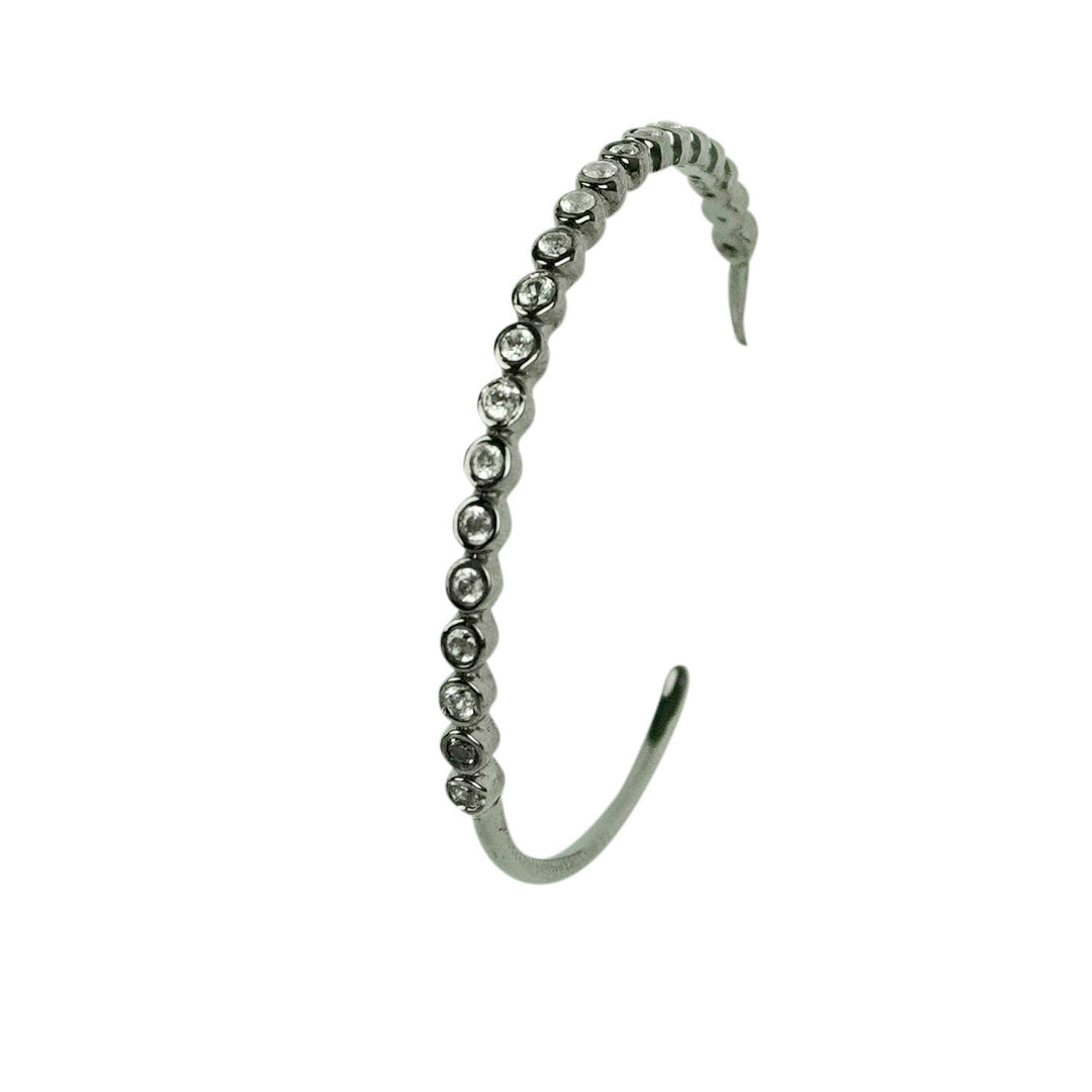 Ela Rae Small Bezel Hoop Earrings - Discounts on Ela Rae at UAL