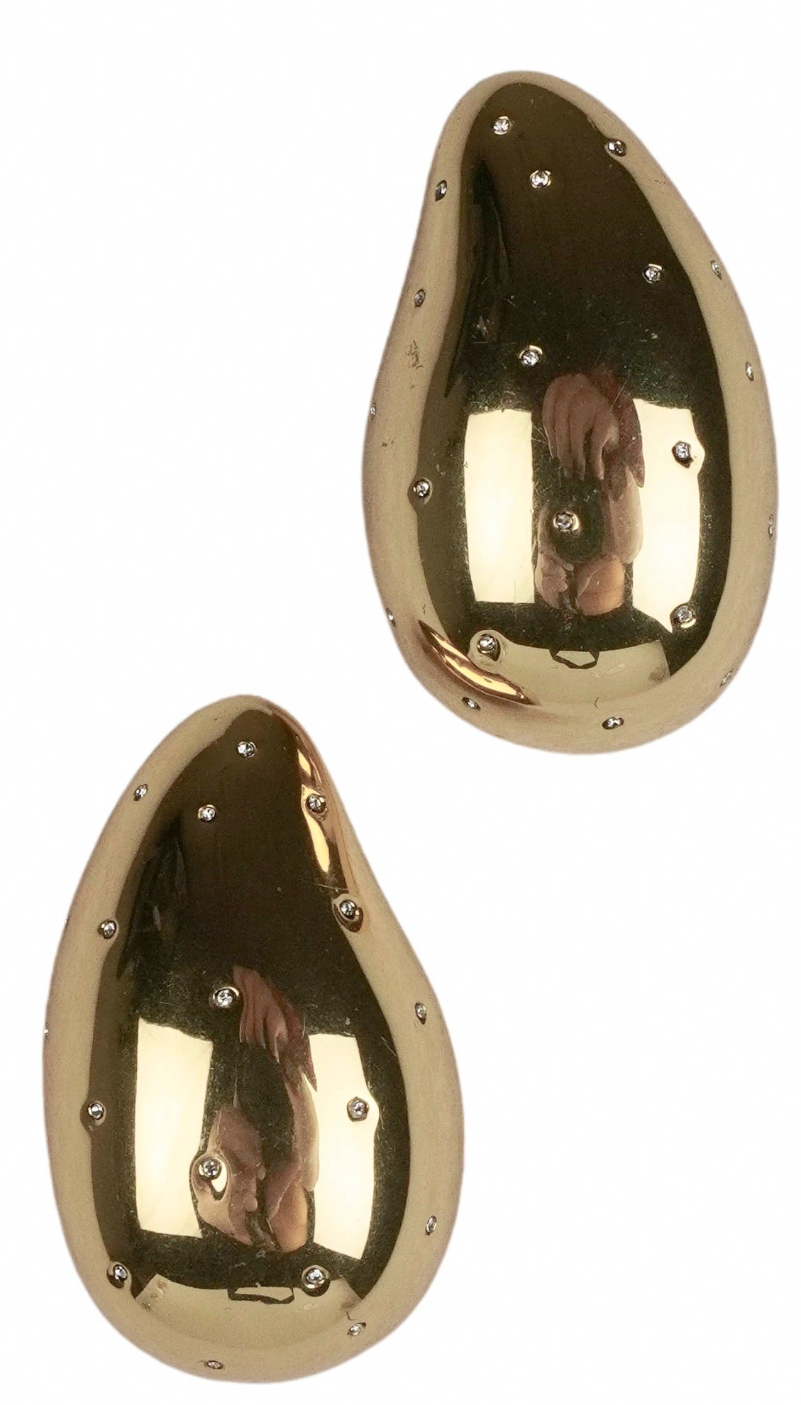 Altuzzara Oversized Drop Earrings in Gold - Discounts on Altuzarra at UAL